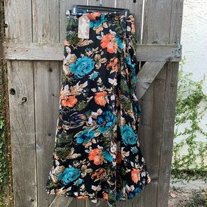 Band of Gypsies Wrap Floral Skirt